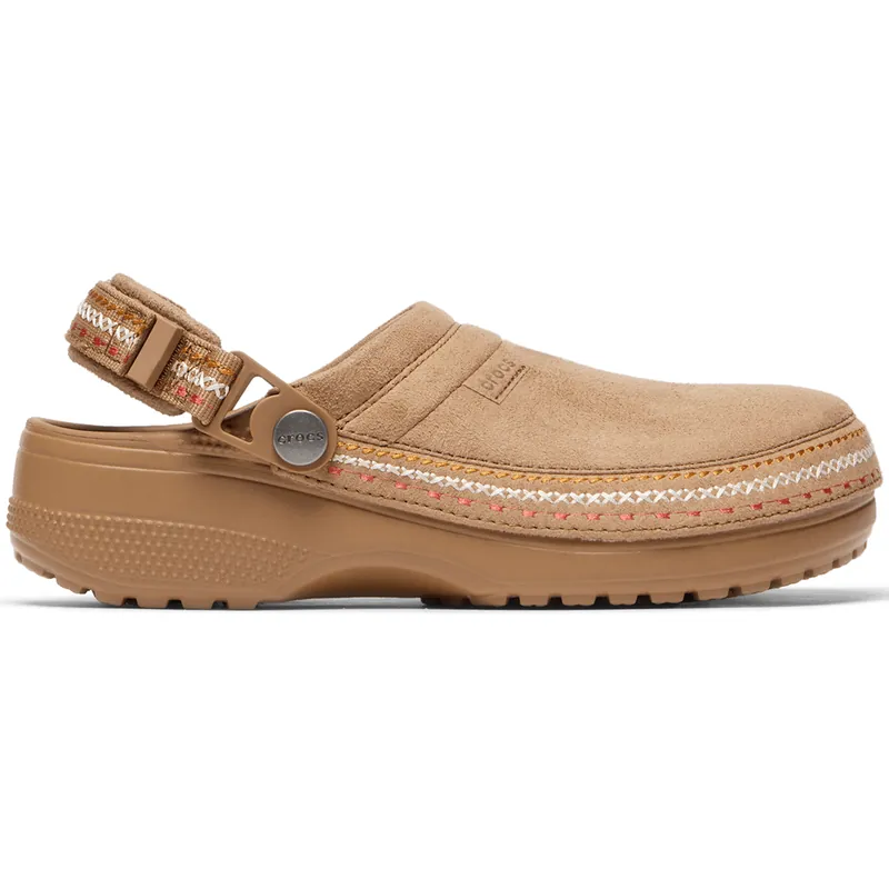 Crocs Classic Crafted Vegan Suede Stitch Clog